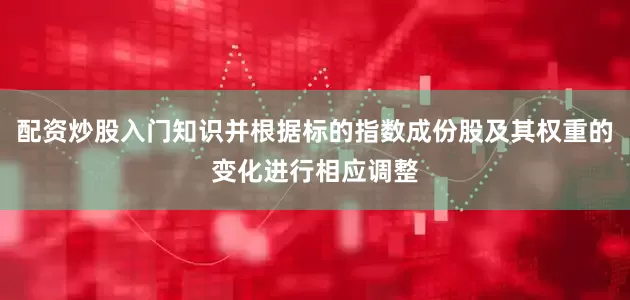 配资炒股入门知识并根据标的指数成份股及其权重的变化进行相应调整